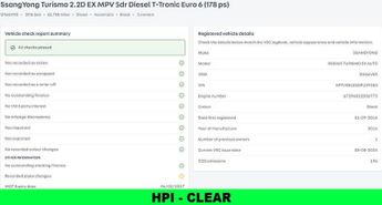 SSANGYONG TURISMO 2.2D EX MPV 5dr Diesel T-Tronic Euro 6 (178 ps)