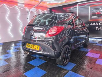 FORD KA 1.2 Zetec Black Edition Hatchback 3dr Petrol Manual Euro 6 (s/s)