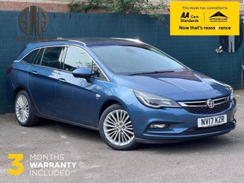 Vauxhall Astra 1.4i Elite Sports Tourer 5dr Petrol Manual Euro 6 (100 ps)