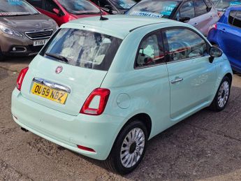 FIAT 500 1.2 Lounge Hatchback 3dr Petrol Dualogic Euro 6 (s/s) (69 bhp)