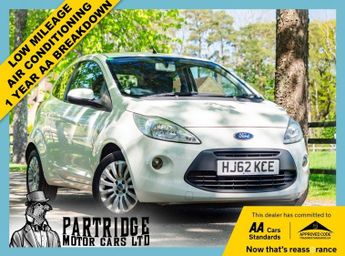 Ford Ka 1.2 Zetec Hatchback 3dr Petrol Manual Euro 5 (s/s) (69 ps)