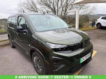 PEUGEOT e-Rifter 52kWh Allure Long MPV 5dr Electric Auto (7.4kW Charger) (136 ps)