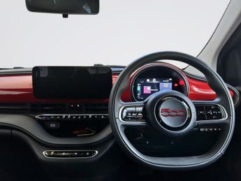 FIAT 500E 24kWh RED Hatchback 3dr Electric Auto (95 ps)