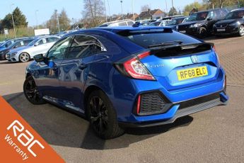 HONDA CIVIC 1.0 VTEC Turbo SR Hatchback 5dr Petrol Manual Euro 6 (s/s) (126 