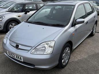 HONDA CIVIC 1.6 i-VTEC SE Hatchback 5dr Petrol Automatic (172 g/km, 108 bhp)