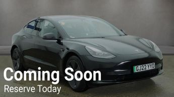 Tesla Model 3 Standard Range Plus Saloon 4dr Electric Auto RWD (241 bhp)