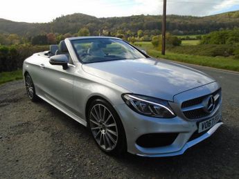 Mercedes C Class 2.0 C200 AMG Line (Premium Plus) Cabriolet 2dr Petrol G-Tronic+ 