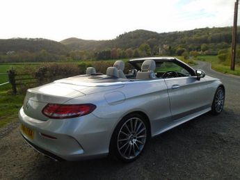 MERCEDES-BENZ C-CLASS 2.0 C200 AMG Line (Premium Plus) Cabriolet 2dr Petrol G-Tronic+ 