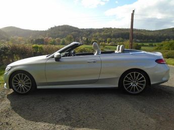 MERCEDES-BENZ C-CLASS 2.0 C200 AMG Line (Premium Plus) Cabriolet 2dr Petrol G-Tronic+ 