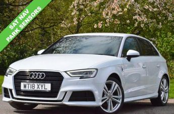 Audi A3 1.5 TFSI CoD S line Sportback 5dr Petrol S Tronic Euro 6 (s/s) (