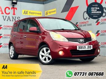 Nissan Note 1.6 16V Tekna Hatchback 5dr Petrol Auto Euro 5 (110 ps)