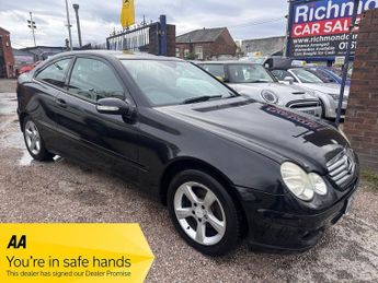 Mercedes C Class 1.8 C180 Kompressor SE Coupe 2dr Petrol Manual (183 g/km, 143 bh