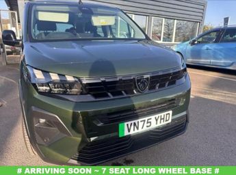 Peugeot Rifter 52kWh Allure Long MPV 5dr Electric Auto (7.4kW Charger) (136 ps)