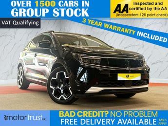 Vauxhall Grandland 1.2 Turbo Ultimate SUV 5dr Petrol Manual Euro 6 (s/s) (130 ps)