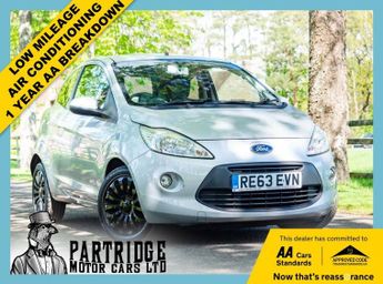 Ford Ka 1.2 Zetec Hatchback 3dr Petrol Manual Euro 6 (s/s) (69 ps)