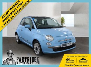 Fiat 500 1.2 Lounge Hatchback 3dr Petrol Manual Euro 5 (s/s) (69 bhp)