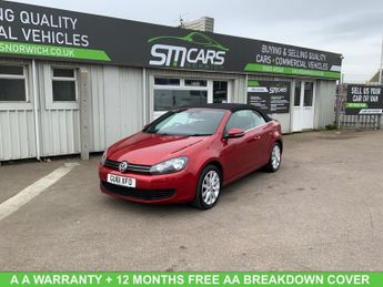 Volkswagen Golf TDi 1.6 TDI BlueMotion Tech SE Cabriolet 2dr Diesel Manual Euro 5 (s