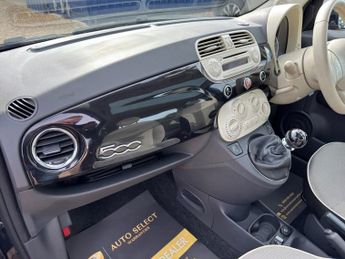 FIAT 500 1.2 Lounge Hatchback 3dr Petrol Manual Euro 6 (s/s) (69 bhp)