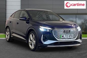 AUDI Q4 E-TRON 35 S line Sportback 5dr Electric Auto 55kWh (170 ps) Rear Parkin
