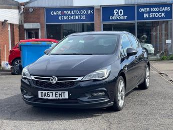 Vauxhall Astra 1.4i Turbo SRi Hatchback 5dr Petrol Auto Euro 6 (s/s) (150 ps)