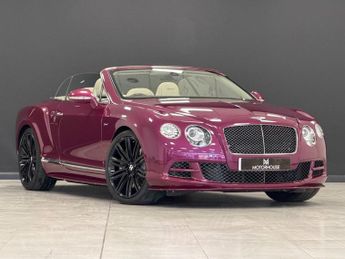 Bentley Continental 6.0 W12 GTC Speed Convertible 2dr Petrol Auto 4WD Euro 5 (625 ps