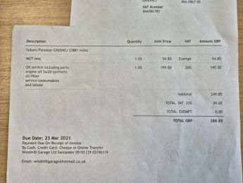 SUBARU FORESTER 2.0i XE SUV 5dr Petrol Lineartronic 4WD Euro 6 (s/s) (150 ps)