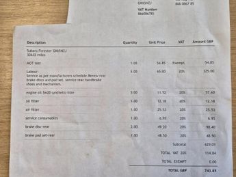 SUBARU FORESTER 2.0i XE SUV 5dr Petrol Lineartronic 4WD Euro 6 (s/s) (150 ps)