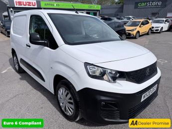 Peugeot Partner White 1.5 BlueHDi Euro 6 panel van, 49,300 miles, ULEZ compliant