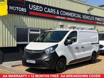 Vauxhall Vivaro 1.6 CDTi 2900 Panel Van 5dr Diesel Manual L1 H1 Euro 6 (s/s) (95