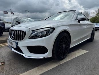 MERCEDES-BENZ C-CLASS 2.1 C220d AMG Line (Premium Plus) Coupe 2dr Diesel G-Tronic+ Eur
