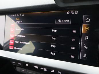 AUDI A3 1.4 TFSIe 40 Sport Sportback 5dr Petrol Plug-in Hybrid S Tronic 