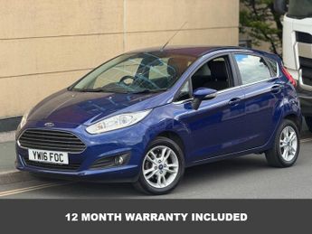 Ford Fiesta 1.25 Zetec Hatchback 5dr Petrol Manual Euro 6 (82 ps)