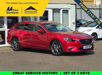 Used MAZDA MAZDA6 2.2 SKYACTIV-D Sport Nav Tourer 5dr Diesel Auto Euro 6 (s/s) (17