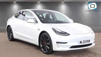 Tesla Model 3 (Dual Motor) Performance Saloon 4dr Electric Auto 4WDE (Performa