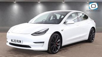 TESLA Model 3 (Dual Motor) Performance Saloon 4dr Electric Auto 4WDE (Performa