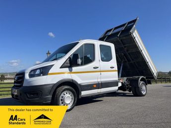 Ford Transit 130 2.0 350 EcoBlue Leader Double Cab TIPPER RWD L3 Euro 6 88K +