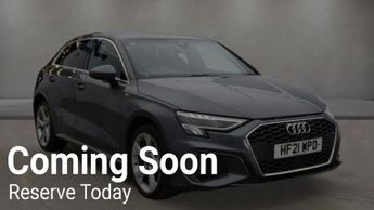 Audi A3 1.4 TFSIe 40 S line Sportback 5dr Petrol Plug-in Hybrid S Tronic