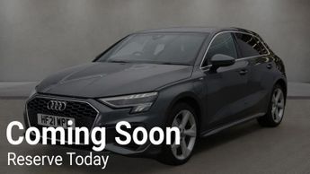 AUDI A3 1.4 TFSIe 40 S line Sportback 5dr Petrol Plug-in Hybrid S Tronic