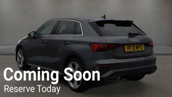 AUDI A3 1.4 TFSIe 40 S line Sportback 5dr Petrol Plug-in Hybrid S Tronic