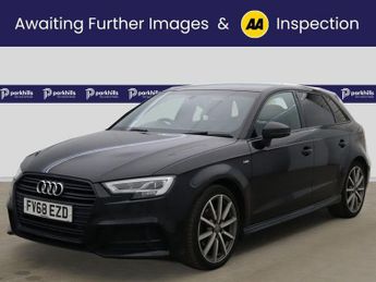 AUDI A3 1.5 TFSI CoD 35 Black Edition Sportback 5dr Petrol Manual Euro 6