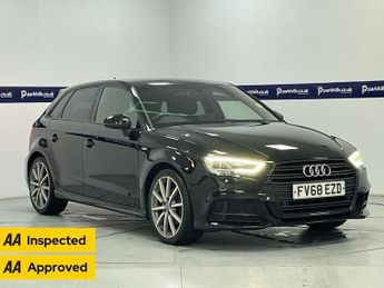 AUDI A3 1.5 TFSI CoD 35 Black Edition Sportback 5dr Petrol Manual Euro 6