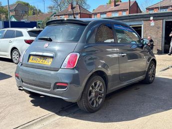 FIAT 500 1.2 S Hatchback 3dr Petrol Manual Euro 6 in Grey