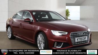 Audi A4 2.0 TFSI 40 S line Saloon 4dr Petrol S Tronic Euro 6 (s/s) (190 