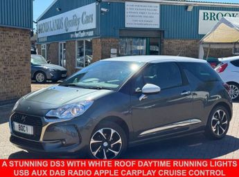 DS 3 1.2 PureTech Elegance Hatchback Artic Silver Petrol Manual Euro 
