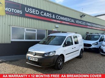 Volkswagen Caddy 1.6 TDi C20 Maxi Combi Window Van 5dr Diesel Manual FWD (149 g/k