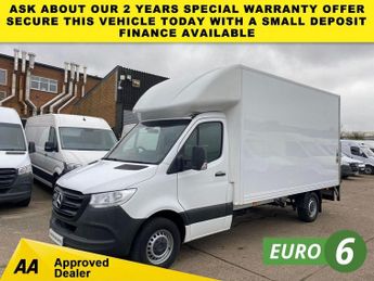 Mercedes Sprinter 2.1 316 CDI L3 LUTON LWB BOX TAIL LIFT VAN RWD 161BHP. EURO 6 UL