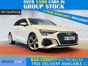 AUDI A3 1.5 TFSI 35 S line Sportback 5dr Petrol S Tronic Euro 6 (s/s) (1