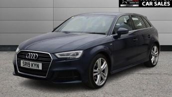 AUDI A3 1.5 TFSI CoD 35 S line Sportback 5dr Petrol S Tronic Euro 6 (s/s