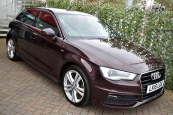 AUDI A3 1.4TFSi S-LINE SPORTBACK 5 DOOR S-TRONIC AUTO 123 BHP (EURO 6)