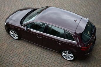 AUDI A3 1.4TFSi S-LINE SPORTBACK 5 DOOR S-TRONIC AUTO 123 BHP (EURO 6)